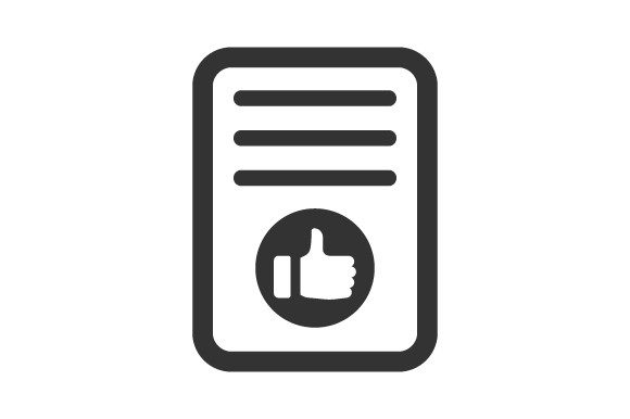 Approve Document Icon Review