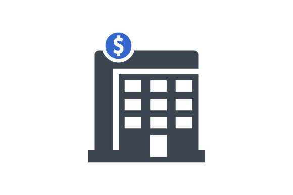 Bank, Hotel Icon Graphics and Icons
