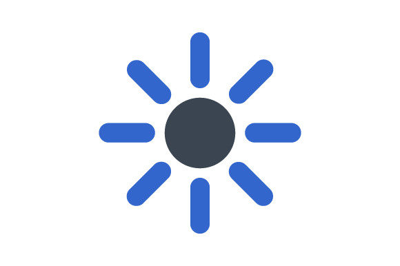 Brightness, Light, Sun Icon Graphics
