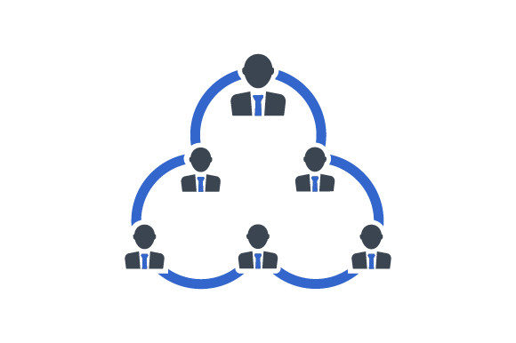 Business Network Icon: Graphics and Icons for Design Projects