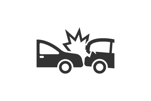 Car Collision Icon: Graphics and Icons for Branding