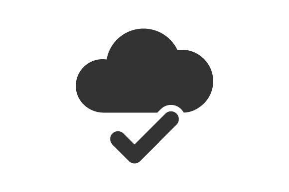 Check Cloud Icon: Graphics and Icons for Local Business