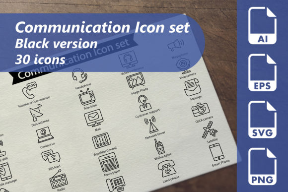 Communication Line Icon Set Review