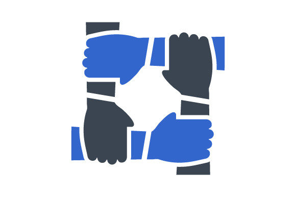 Cooperation Hands Icon: Graphics and Icons for Local Branding
