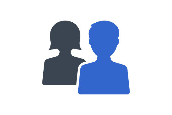 Couple, Friends Icon: Graphics and Icons for Real Projects