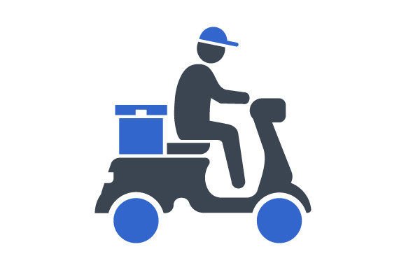 Courier Boy Icon: Graphics and Icons for Real Publishing
