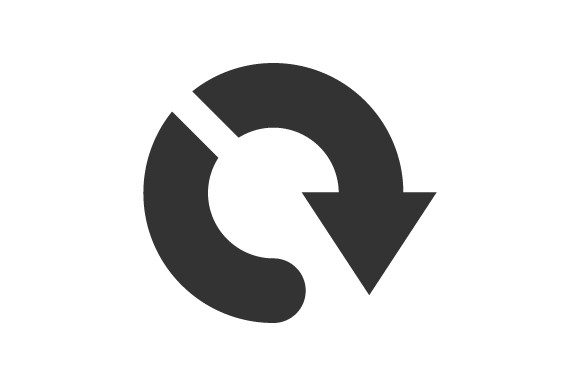 Downloading Arrow Icon: Graphics and Icons for Editorial Design