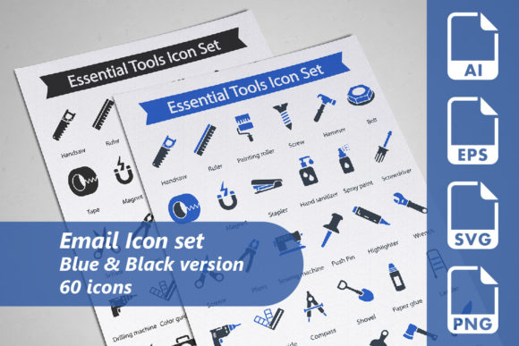 Essential Tool Icon Set