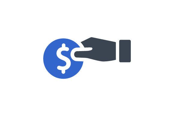 Giving Money Icon Graphics and Icons