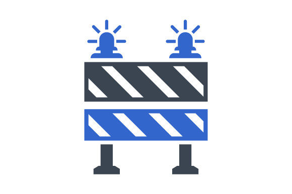 Restricted Barrier Icon Graphics and Icons