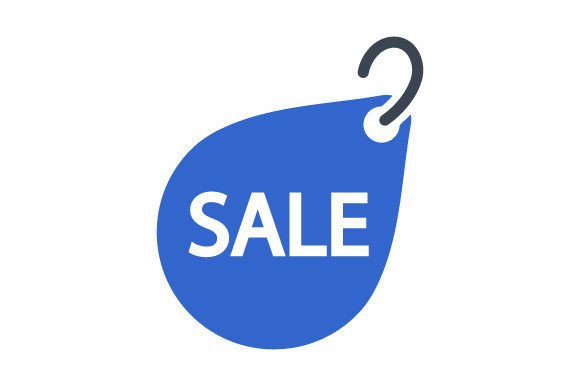 Sale Tag Icon: Graphics and Icons for Editorial Design