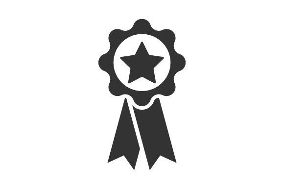 Star Ribbon Icon: Graphics and Icons for Editorial Design