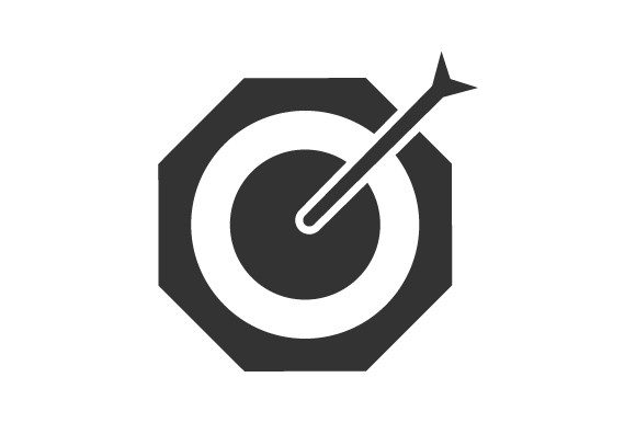 Target, Goal Icon: Graphics and Icons for Branding