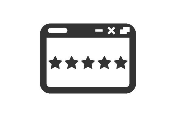 Website Rating Icon Review