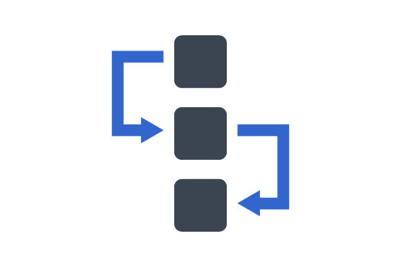 Work Flow Chart Icon: Graphics and Icons for Real Projects