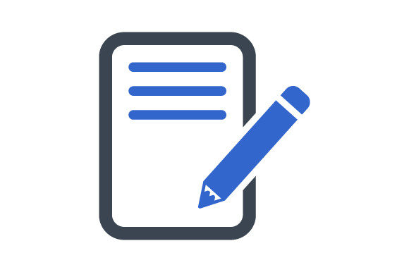 Write Note Icon: Graphics and Icons for Local Business